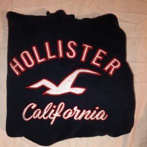 Hollister Navy Blue Hoodie